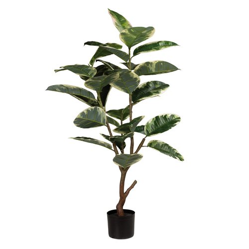 Dirbtinis Ficus Elastica augalas, 122 cm.