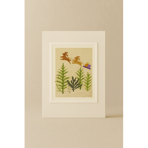 Atvirukas su džiovintomis gėlėmis