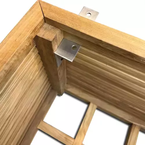 Medinis suolelis su dviem vazonais, 200 x 51 x 43 cm 2