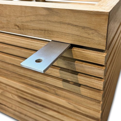 Medinis suolelis su dviem vazonais, 200 x 51 x 43 cm 3