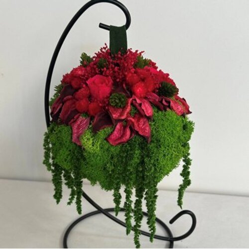 Kabanti stabilizuotų augalų puokštė