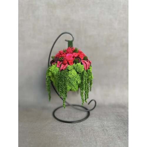 Kabanti stabilizuotų augalų puokštė 3