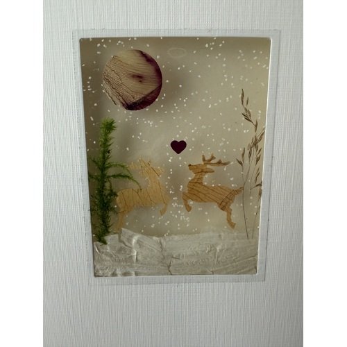 Atvirukas su džiovintomis gėlėmis 1