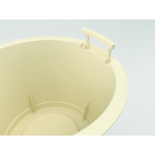 Ø36x70cm vazonas, tamsiai pilkas 2