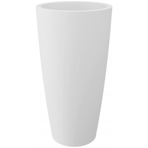 Ø38x85cm vazonas su išimamu konteineriu, baltas