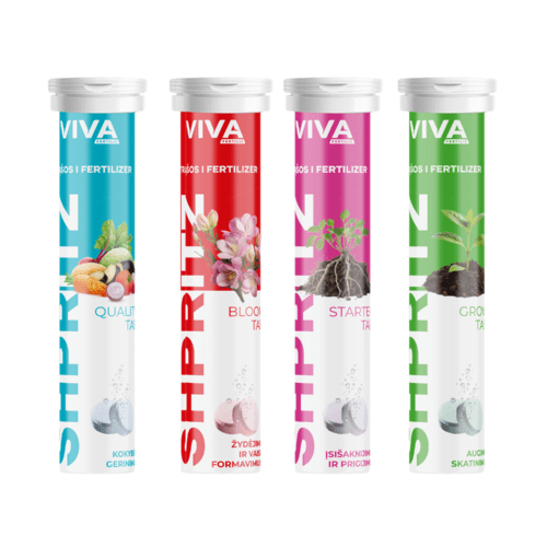  Šnypščiai tirpių vandenyje trąšų rinkinys (4x14 tab.) 1