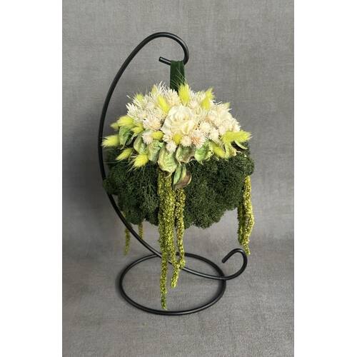 Kabanti stabilizuotų augalų puokštė 1