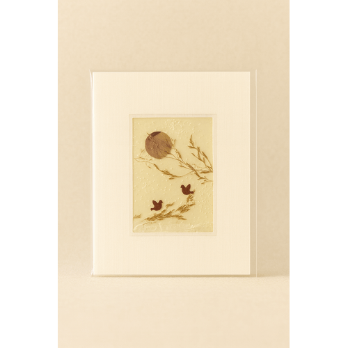 Atvirukas su džiovintomis gėlėmis