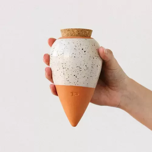 Lašelinis augalų drėkintuvas, baltas taškuotas