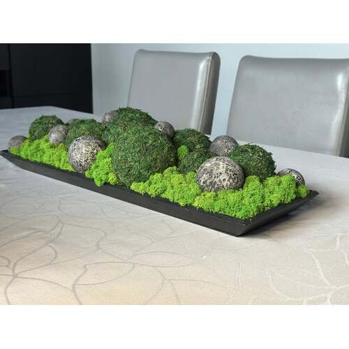 Dekoracija su stabilizuotomis samanomis 1