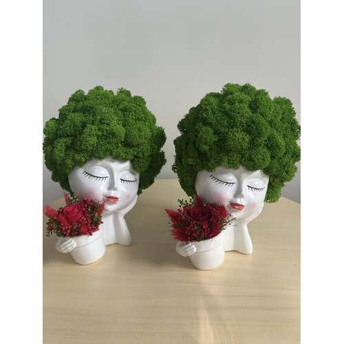 Dekoracija su stabilizuotomis samanomis 2