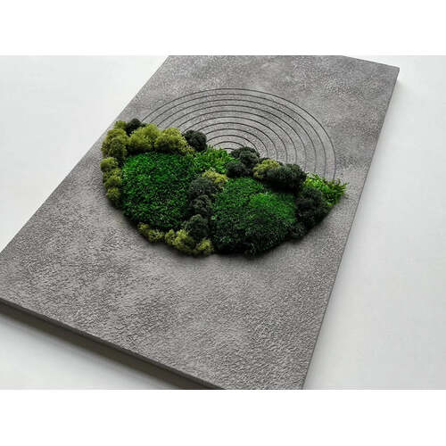 Stabilizuotų samanų paveikslas 1