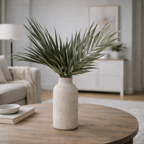 Stabilizuotų palmių lapų puokštė