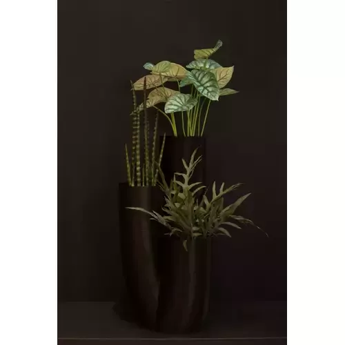 48 x 45 x 90 cm juodas vazonas 1