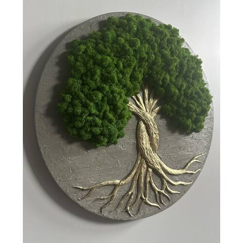 Stabilizuotų samanų dekoracija "Gyvybės medis" 5