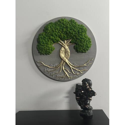 Stabilizuotų samanų dekoracija "Gyvybės medis" 7