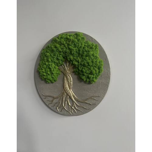 Stabilizuotų samanų dekoracija "Gyvybės medis" 10