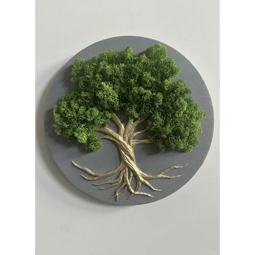 Stabilizuotų samanų dekoracija "Gyvybės medis" 2