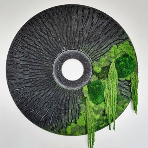 Stabilizuotų samanų dekoracija