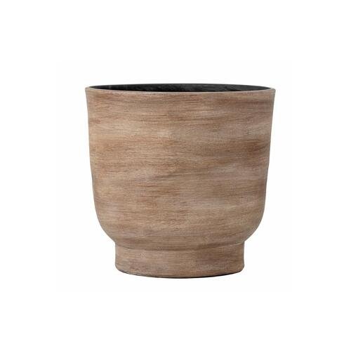 Rudos spalvos vazonas