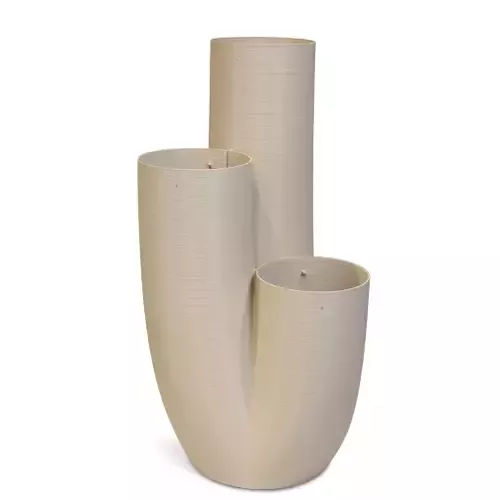 48 x 45 x 90 cm šviesiai rudas vazonas