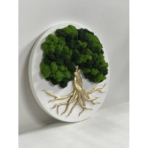 Stabilizuotų samanų dekoracija "Gyvybės medis" 1