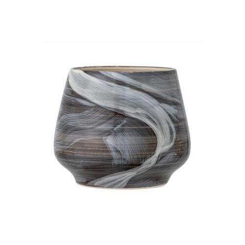 Pilkai margas vazonas