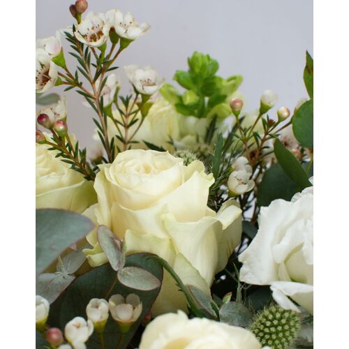 Gėlių puokštė "Baltas paukštis" 3