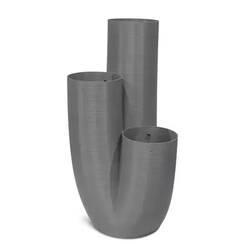 48 x 45 x 90 cm pilkas vazonas