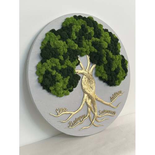 Stabilizuotų samanų dekoracija "Gyvybės medis" 7