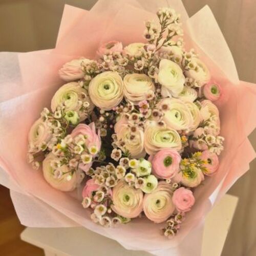 Gėlių puokštė "Vėdrynų magija"