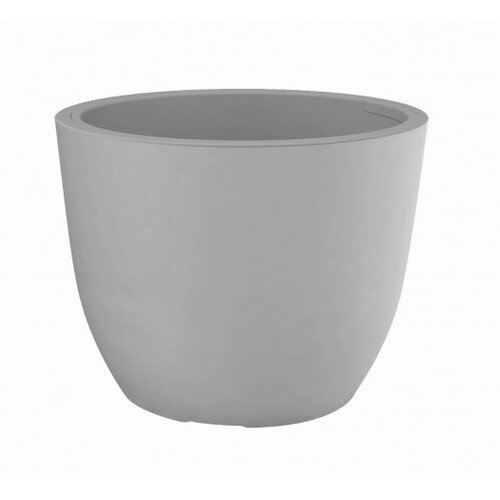 Ø38x30cm vazonas su išimamu konteineriu, pilkas