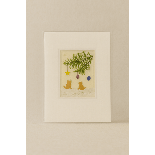 Atvirukas su džiovintomis gėlėmis