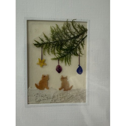 Atvirukas su džiovintomis gėlėmis 1