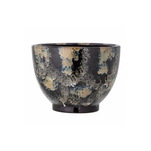 Juodai margas vazonas