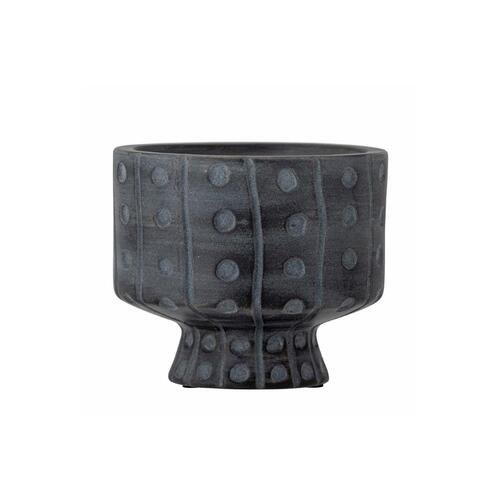 Tamsiai pilkas vazonas