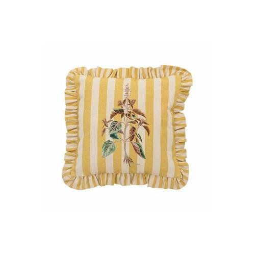 Siuvinėta pagalvėlė su augalo dekoracija